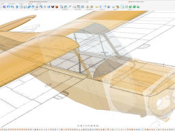 Piper PA-18 Model CAD Snapshots